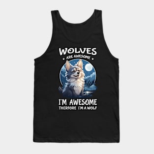 Cute Wolf Tank Top